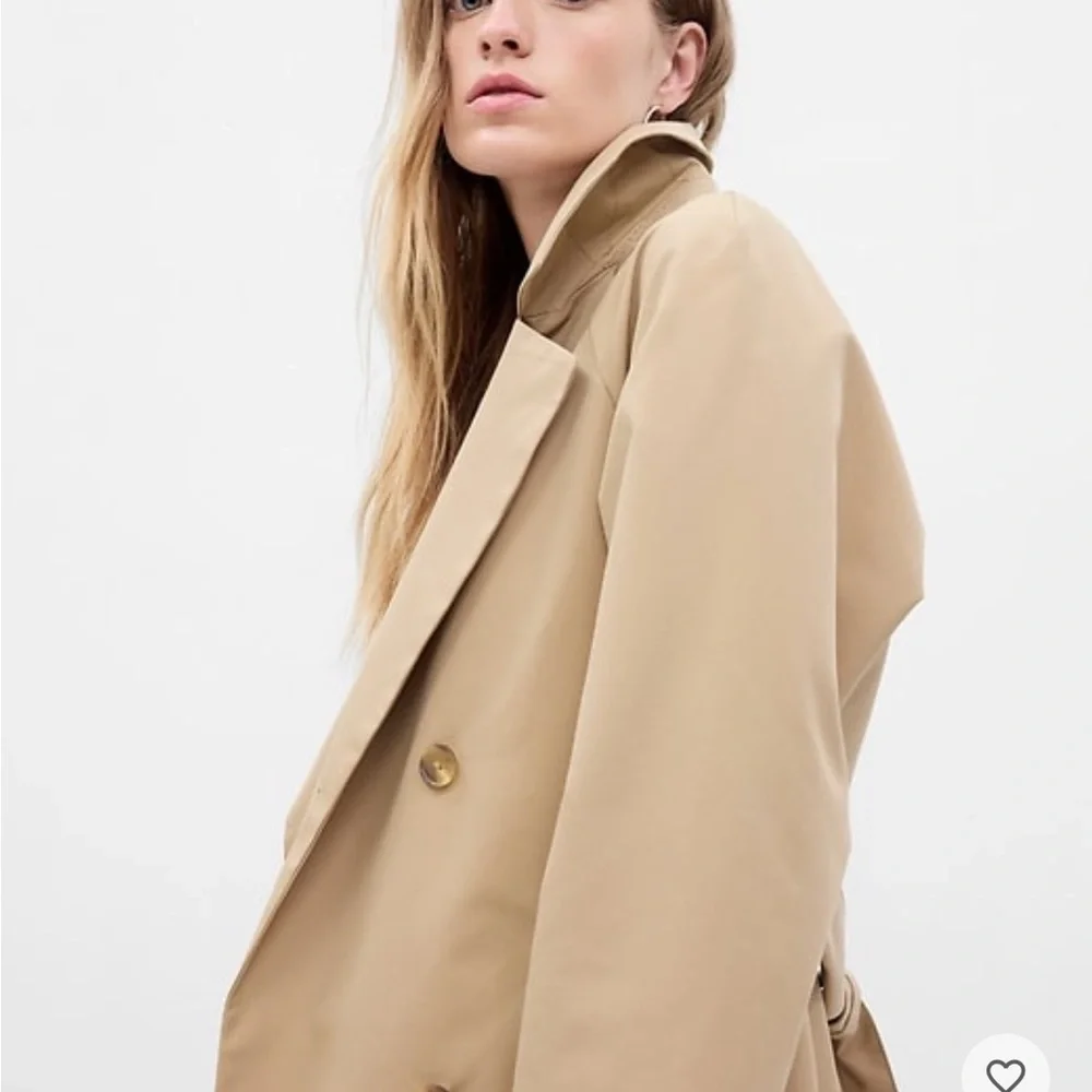 GAP Tan Trench Coat - Picture 3 of 5